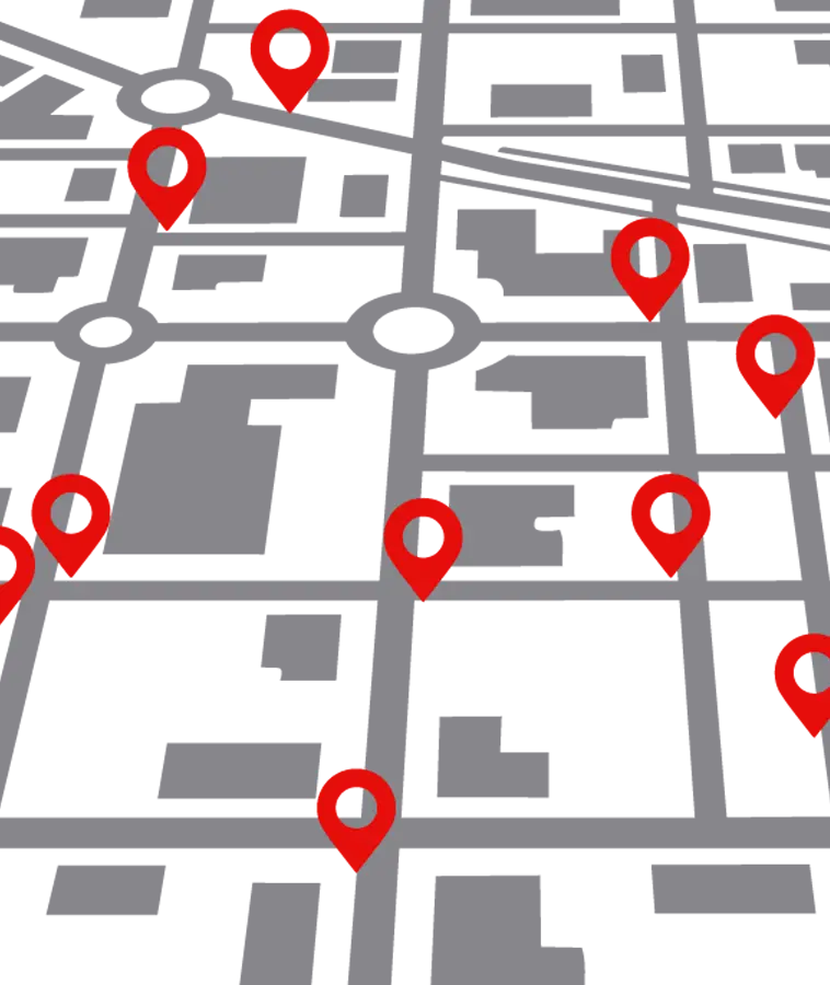 mapa radarů